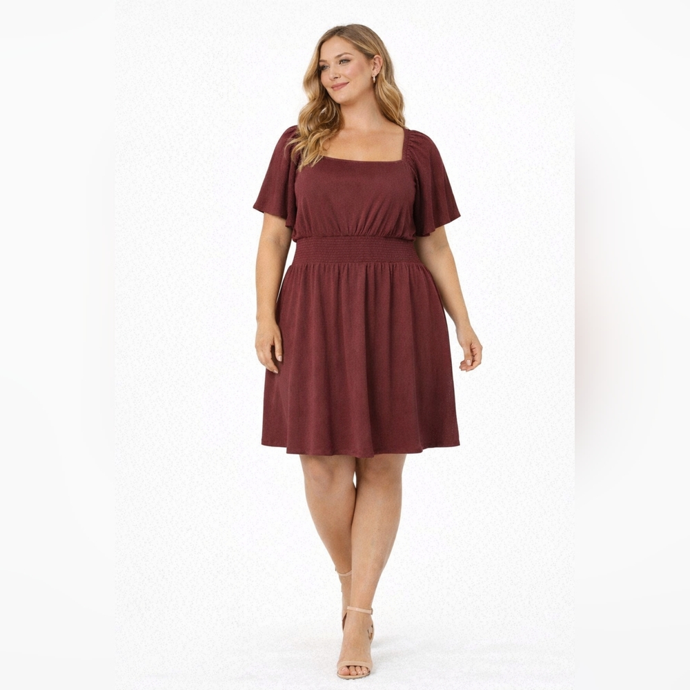 NWT Old Navy Burgundy/Berry Mini Dress XL